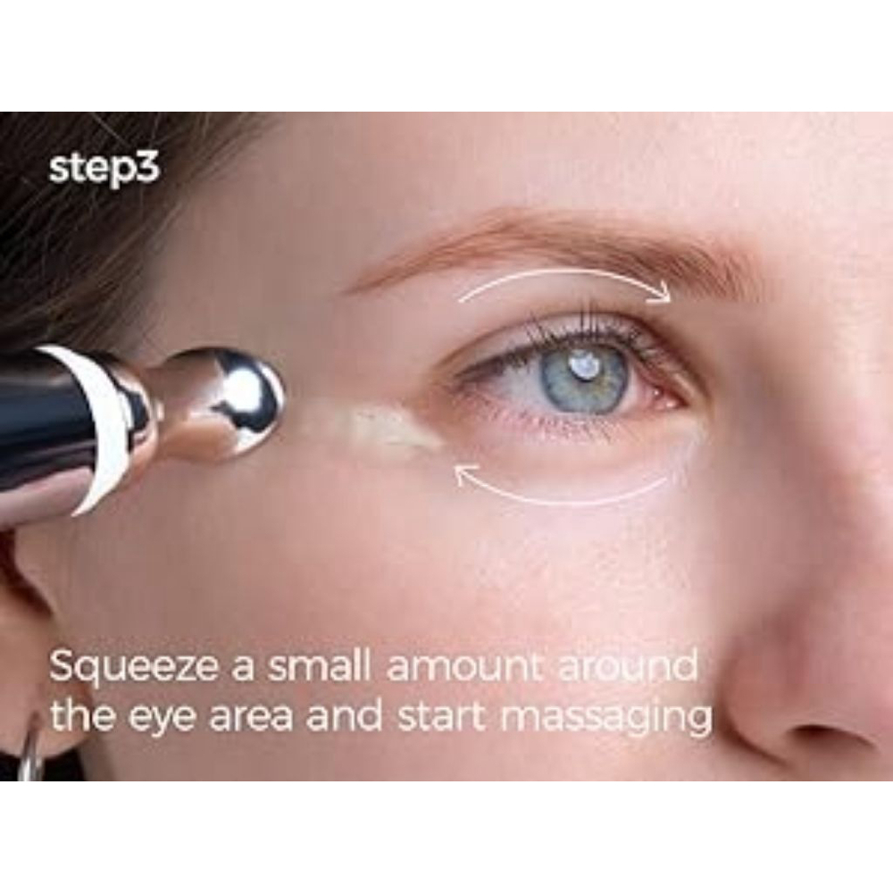 WNP Multi-Peptide Firming Electronic Massaging Eye Cream Firm Brighten Depuff - Picture 8 of 15